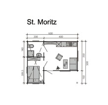 Blockbohlenhaus SKAN HOLZ St. Moritz, Dachschalung, dämmbar, mit Fußboden 680x580 cm natur-thumb-10
