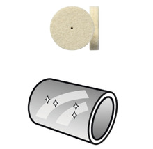 Filz-Polierscheibe 429 Dremel 26 mm 3er Pack