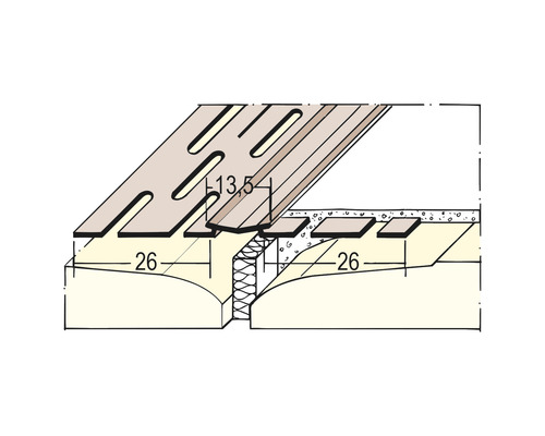 Schema für Bodenaufbau mit Dämmung