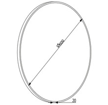 Rahmenspiegel Cordia ROUND LINE MIRROR rund 60x60 cm mit Alurahmen grün-thumb-4 Rahmenspiegel Cordia ROUND LINE MIRROR rund 60x60 cm mit Alurahmen grün-thumb-4