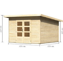 Gartenhaus Karibu Speyer 305 x 305 cm