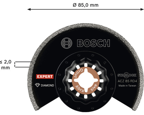 Bosch Expert Diamant Trennscheibe mit 85 Millimeter Durchmesser für Fugenarbeiten