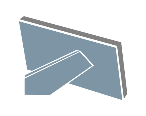 Rückseite eines Bilderrahmens mit Aufsteller