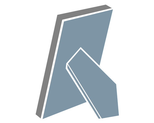 Rückseite eines Bilderrahmens mit Ständer