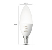 LED-Lampe B39 E14 / 4 W matt 320 lm 2200 2700 4000 6500 K rgbw-thumb-5