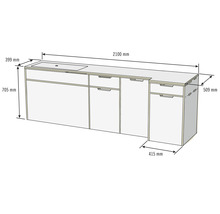 Buildify Campingbox Küchenmodul Carl 2100x500x705 mm (LxBxH) (ohne Montage- und Befestigungsmaterial)-thumb-15 Buildify Campingbox Küchenmodul Carl 2100x500x705 mm (LxBxH) (ohne Montage- und Befestigungsmaterial)-thumb-15