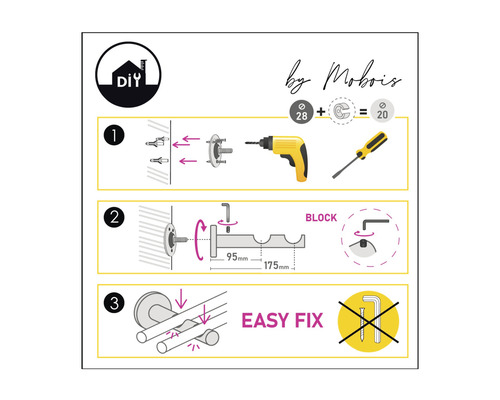 Montageanleitung für ein Badezimmerprodukt