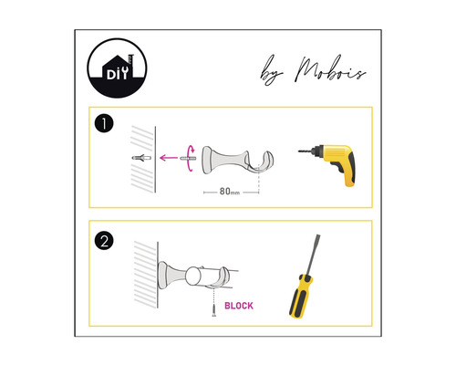 Anleitung zur Gardinenstangenmontage