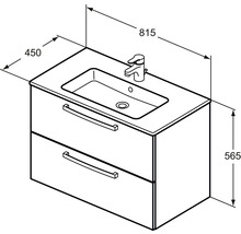 Waschbeckenunterschrank Ideal Standard Eurovit Plus Keramik 56,5x81,5x45 cm mit Keramikwaschbecken weiß-thumb-4 Waschbeckenunterschrank Ideal Standard Eurovit Plus Keramik 56,5x81,5x45 cm mit Keramikwaschbecken weiß-thumb-4
