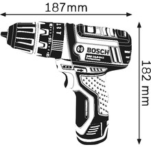 Bohrschrauber mit den Maßen 187 mm x 182 mm