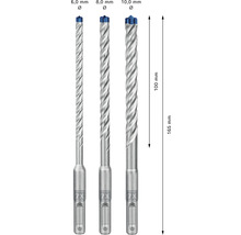 Steinbohrer Betonbohrer Bosch Professional EXPERT SDS plus Ø 6-10 mm, 3-tlg.