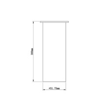 Tauchrohr veporit für Siphon 1 1/4"x 300mmx32mm chrom-thumb-2 Tauchrohr veporit für Siphon 1 1/4"x 300mmx32mm chrom-thumb-2