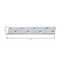 Metallverbinder mit Löchern zur Holzverbindung