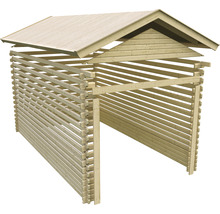 Holzgarage als Bausatz