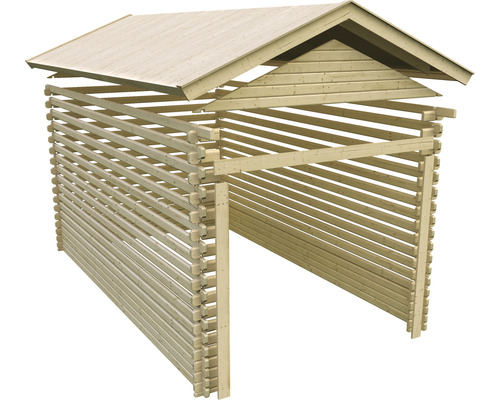 Holzgarage als Bausatz