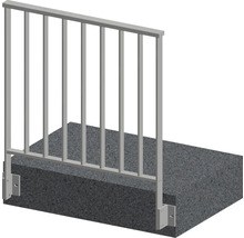 Geländer zur Treppensicherung aus Metall