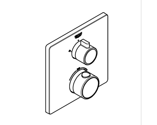 Grohe Logo Thermostatbatterie für den Sanitärbereich
