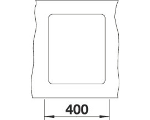 Ausschnitt mit Maßangabe 400