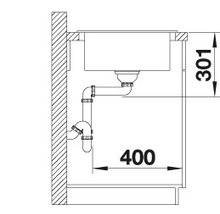 Spüle Blanco Elon 45 S 500x650 mm softweiß