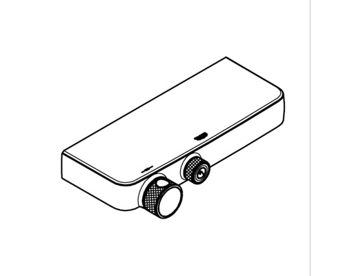 Zeichnung einer Steuereinheit mit Drehknöpfen