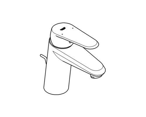 Skizze einer Grohe Waschtischarmatur