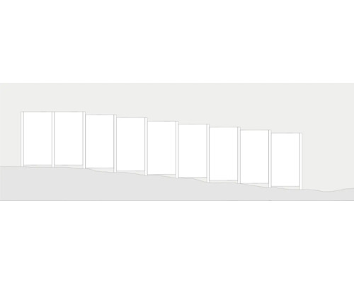 Illustration einer Schallschutzwand zur Lärmreduzierung