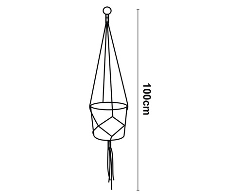 Pflanzenhänger mit einer Länge von 100 cm