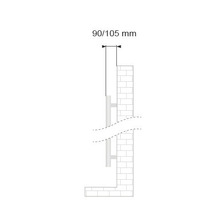 Elektrischer Badheizkörper Sanotechnik E-Salzburg 138x55x3,8 cm 600 Watt weiß-thumb-1