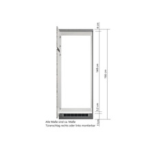 Schrank mit Maßangaben für die Planung