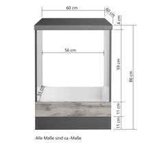 Maße einer Badmöbelkonsole