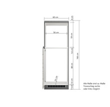 Maße des Hochschranks