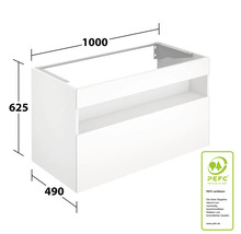 Waschbeckenunterschrank Keuco Stageline 100x49x62,5 cm ohne Waschbecken vulkanit matt-thumb-9 Waschbeckenunterschrank Keuco Stageline 100x49x62,5 cm ohne Waschbecken vulkanit matt-thumb-9