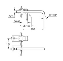 Unterputz-Waschtischarmatur Grohe Essence 19967DA1 kupfer glänzend-thumb-1 Unterputz-Waschtischarmatur Grohe Essence 19967DA1 kupfer glänzend-thumb-1