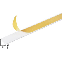 Flachstange PVC weiß selbstklebend 20 x 2 mm, 2,6 m-thumb-1 Flachstange PVC weiß selbstklebend 20 x 2 mm, 2,6 m-thumb-1
