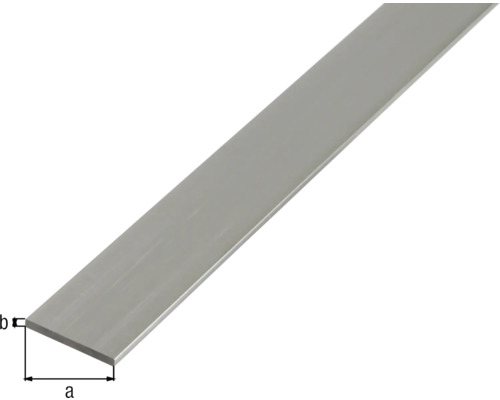 Flachstahl mit Maßangaben