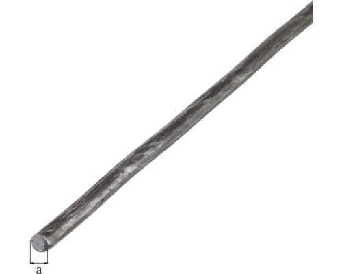 Ein einzelner Schweißdraht aus Metall.