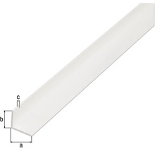 Winkelprofil PVC weiß 10 x 10 x 1 mm 1,0 mm , 2,6 m-thumb-1