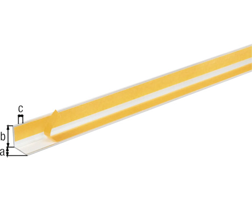 Kunststoffprofile mit Klebeband