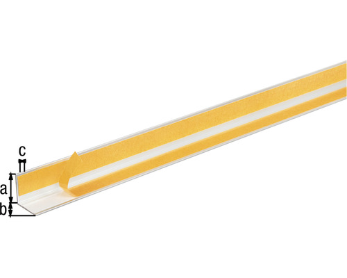 Eckprofil mit Klebeband