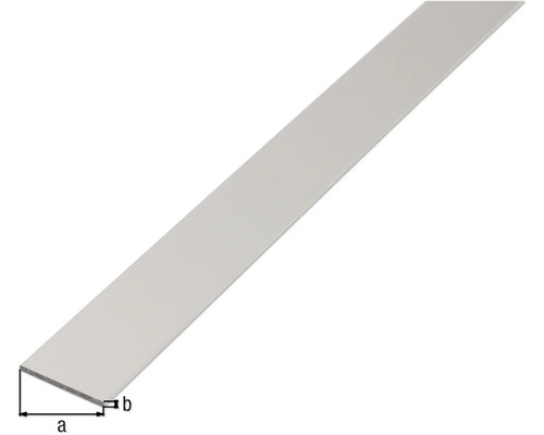 Flachstahl mit den Abmessungen a und b