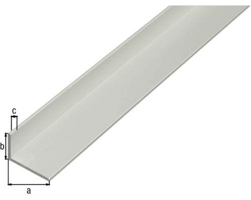 Kunststoff Winkelleiste mit Maßangaben