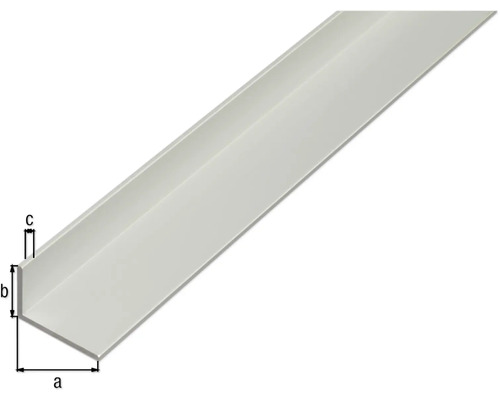 Winkelprofil mit Größenangaben