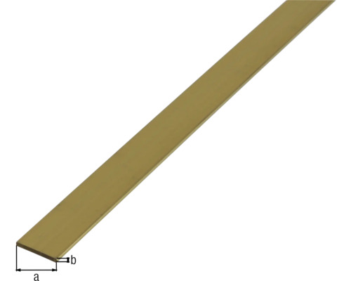 Flachstange aus Messing