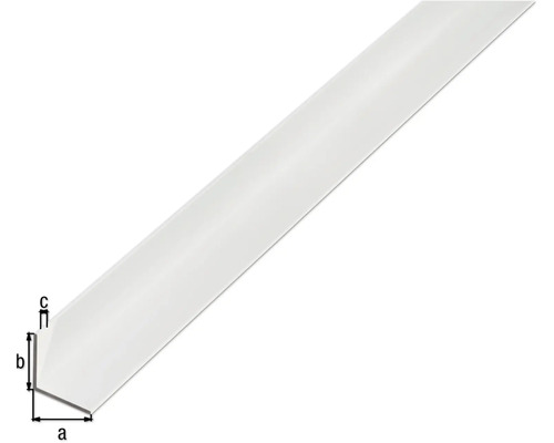 Kunststoff-Winkelprofil zur Verwendung im Innenbereich