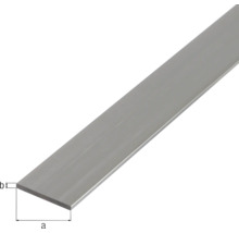 Flachmaterial aus Metall mit Maßangaben