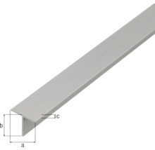 Aluminium T-Profil mit Maßangaben