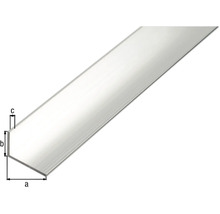 Aluminium Winkelprofil mit Maßangaben