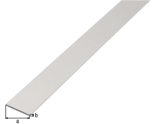 Flachstahl mit Maßangaben