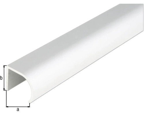 Kunststoff-Kabelkanal mit Abmessungsangaben