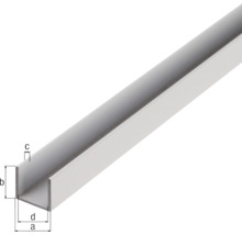 U-Profil Aluminium silber 8 x 8 x 1 mm 1,0 mm , 2 m-thumb-1